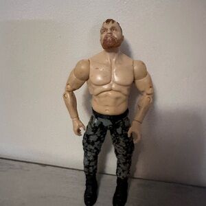 Male Muscular Action Figure with Camouflage Pants